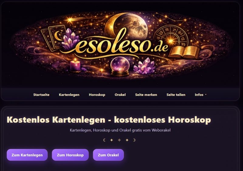 Neues Kartenlegen-Portal