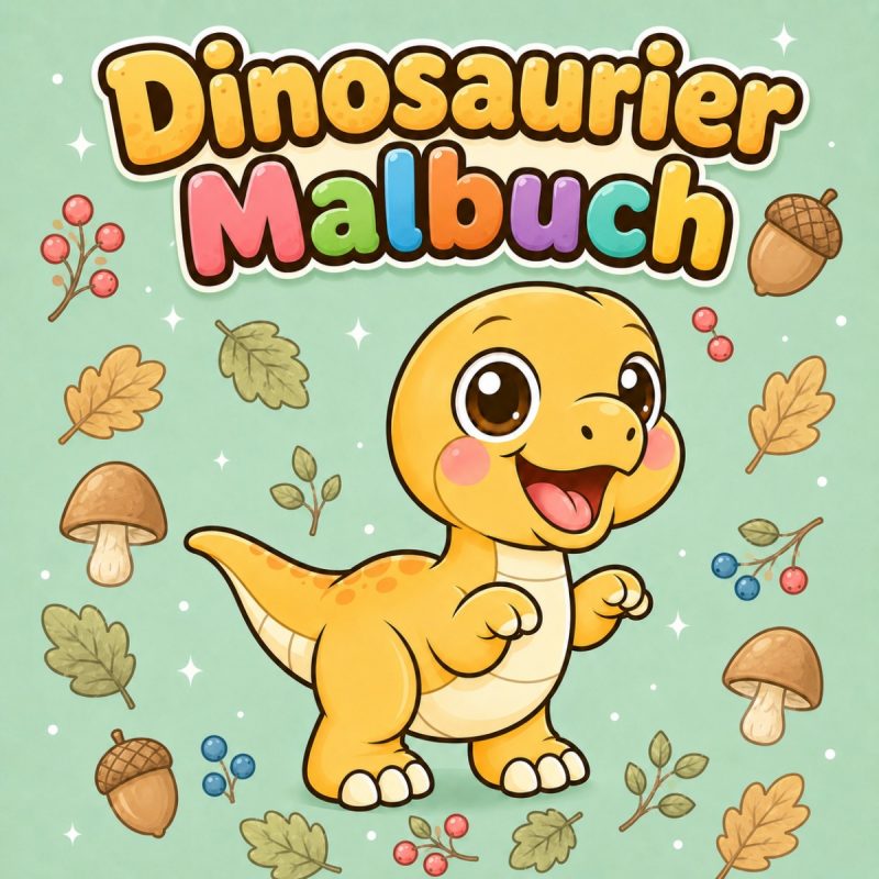 Dinosaurier Malbuch